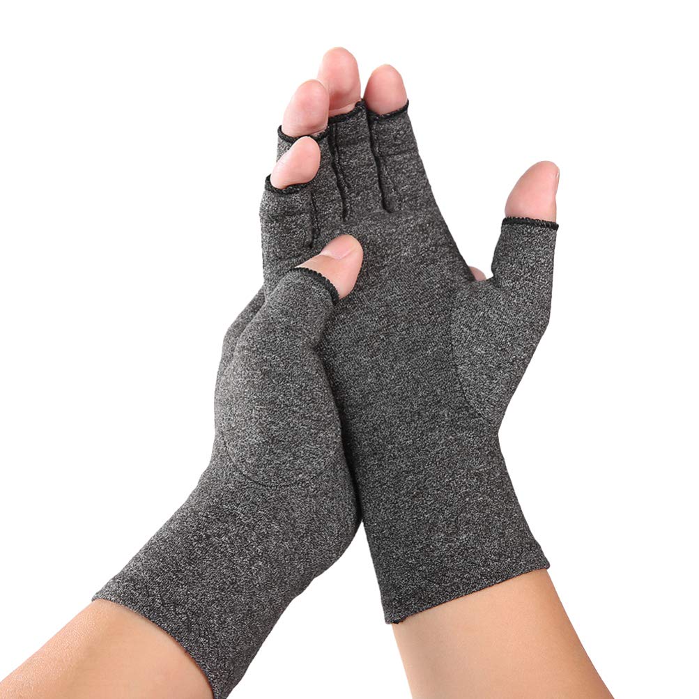 FENICAL Half Finger Gloves - Fingerless Winter Gloves for Artists, Gardeners & Outdoor Activities - Warm Touchscreen Gloves for Painting, Gardening, Cycling & Cold Weather Use