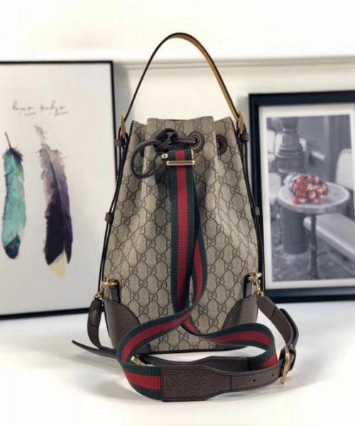 Gucci GG Supreme Backpack for Women & Men - Luxury Designer Backpack with Signature Monogram - Perfect for Travel, Work & School