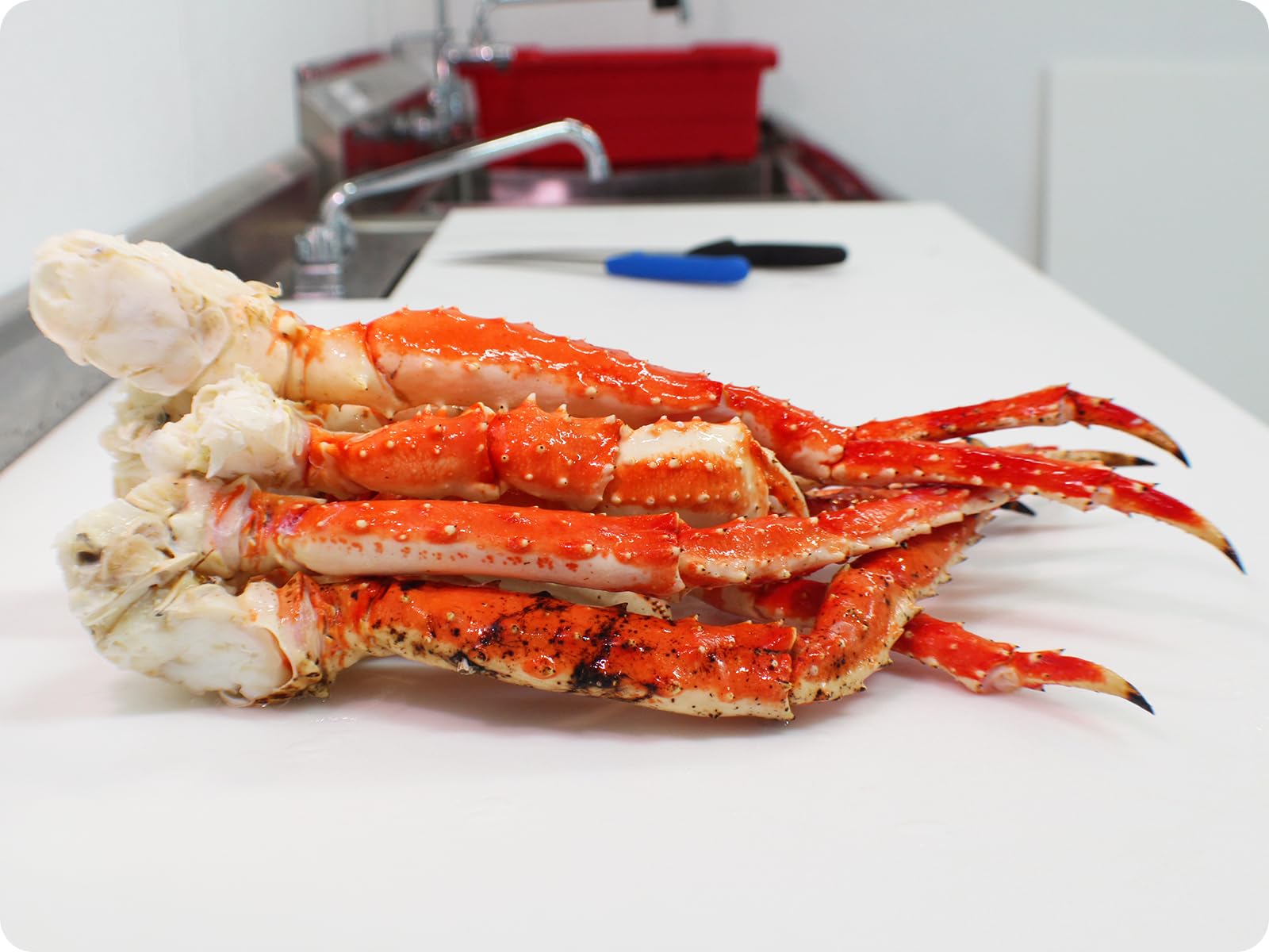 Premium Alaska Red King Crab Legs - Colossal Size, 3-Pound Pack | Wild-Caught, Jumbo Crab Clusters | Perfect for Gourmet Dinners, Special Occasions & Seafood Lovers