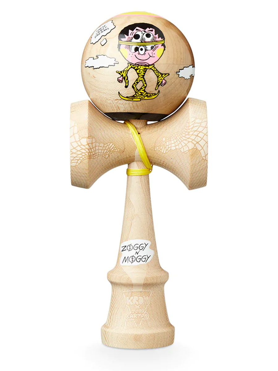 Krom Zoggy n' Moggy Kendama - Premium Japanese Skill Toy for All Ages | Perfect for Stress Relief, Hand-Eye Coordination & Fun Indoor/Outdoor Play