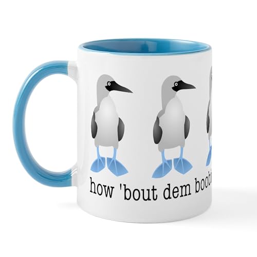 White/Blue Inside - How Bout Dem Boobies Mug