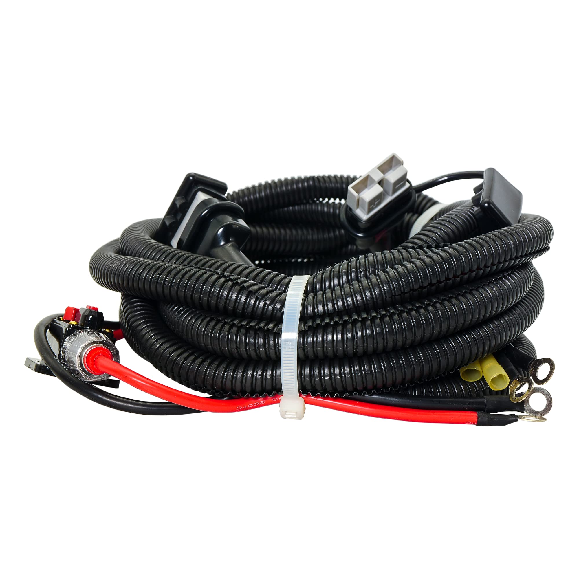 Premium Trolling Motor Quick Connect Battery Harness Kit with 60 AMP Circuit Breaker - Marine Grade Wiring for Bass Boats & Kayaks - Perfect for Freshwater & Saltwater Fishing
