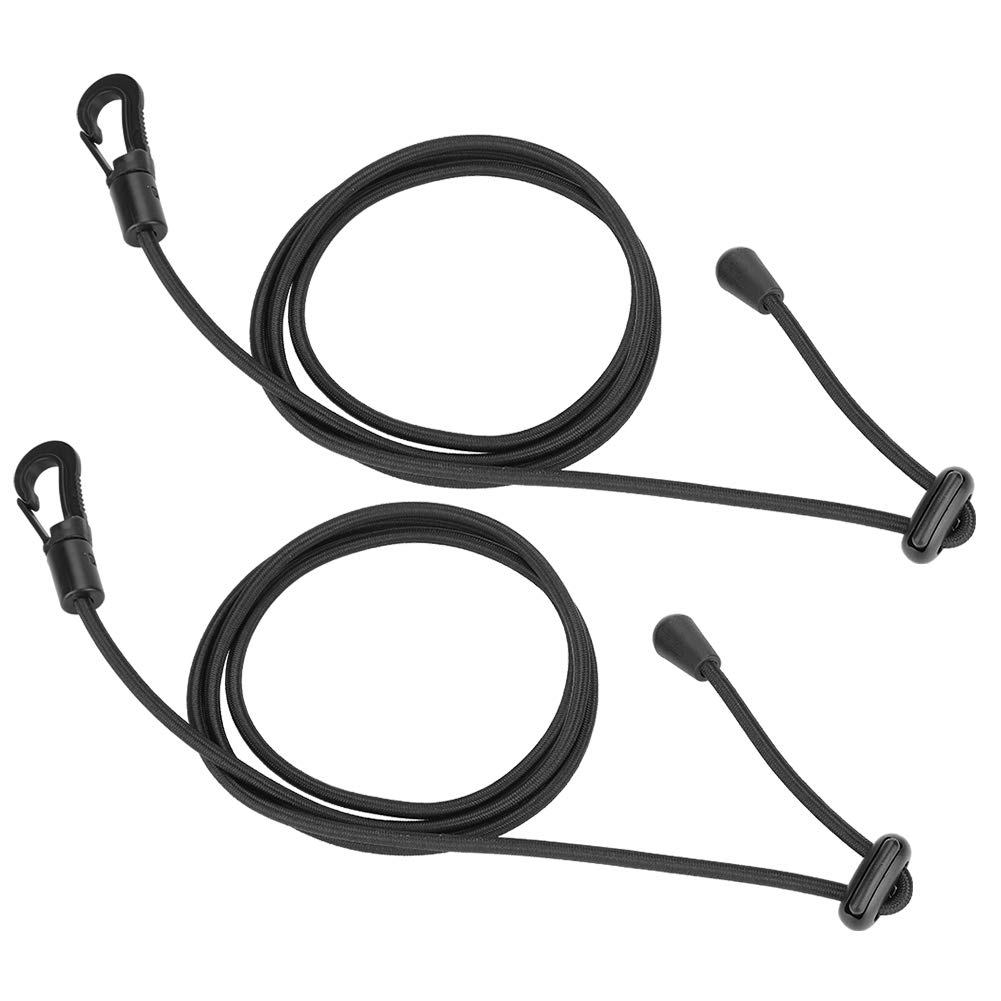 SOONALL 2Pcs Paddle Leash - Durable Rubber String with High Elasticity for Kayak, Canoe, SUP & Fishing - Water Sports Safety Gear for Boating, Rafting & Outdoor Adventures