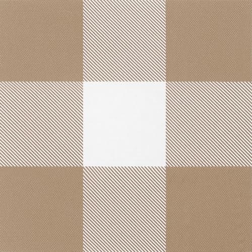 Khaki and White