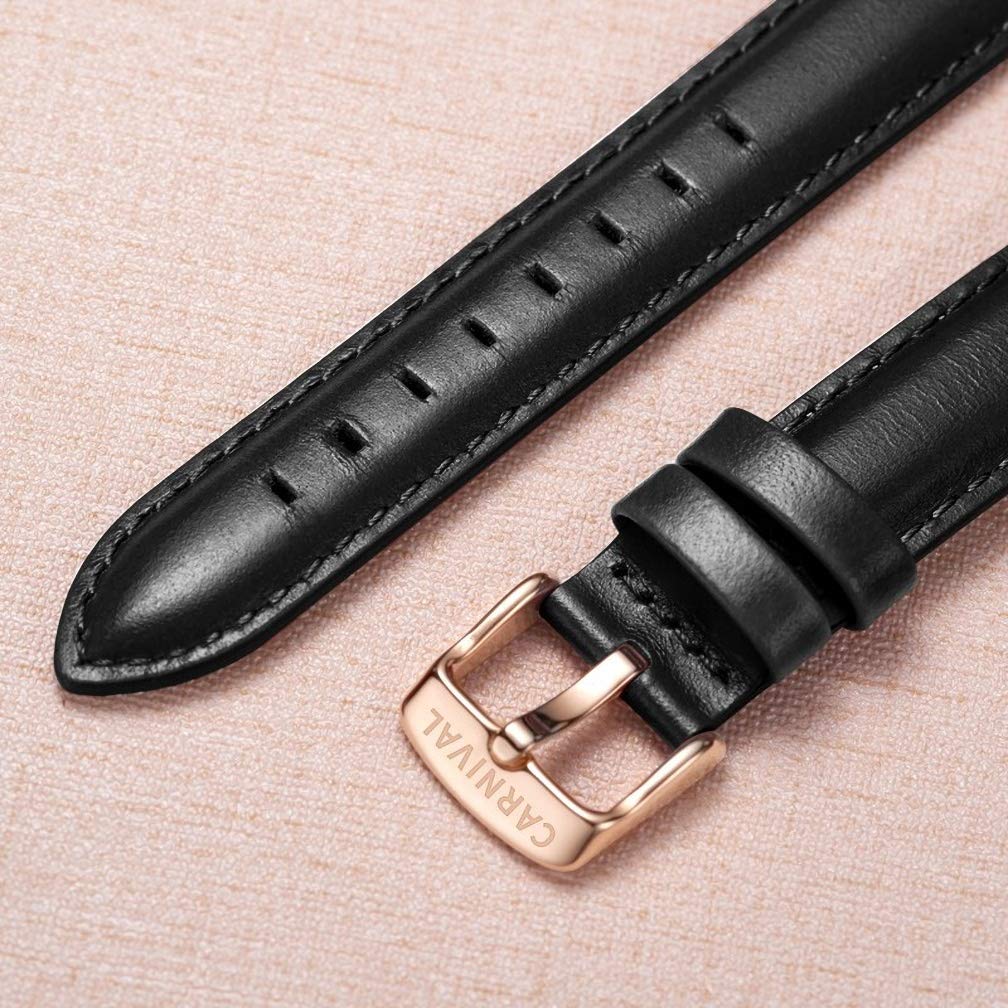 Elegant Mother of Pearl Dial Women's Mechanical Watch with Genuine Leather Band - Perfect for Business, Party & Everyday Wear