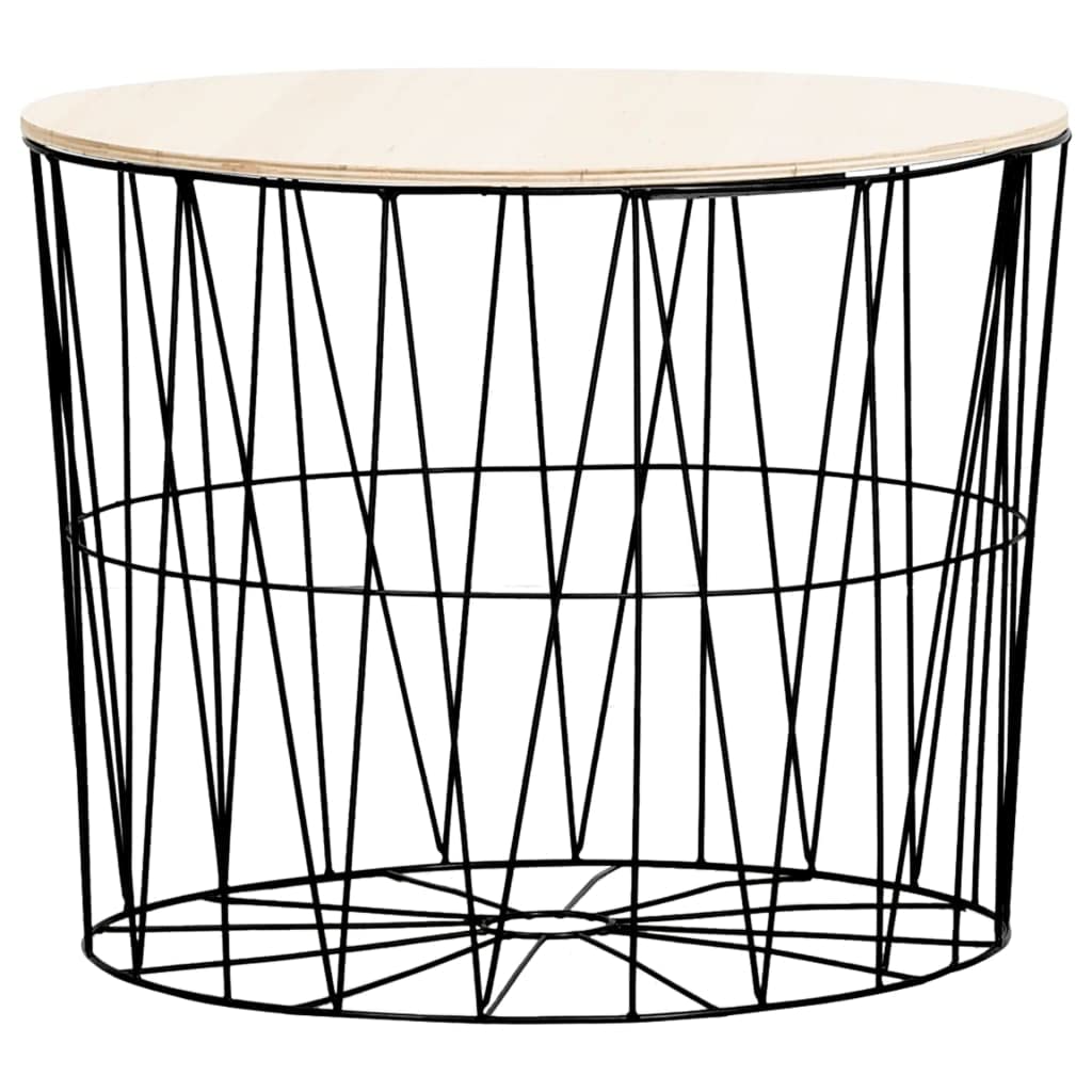 vidaXL 4-Piece Black Coffee Table Set - Modern Living Room Furniture for Home Decor & Entertainment Spaces