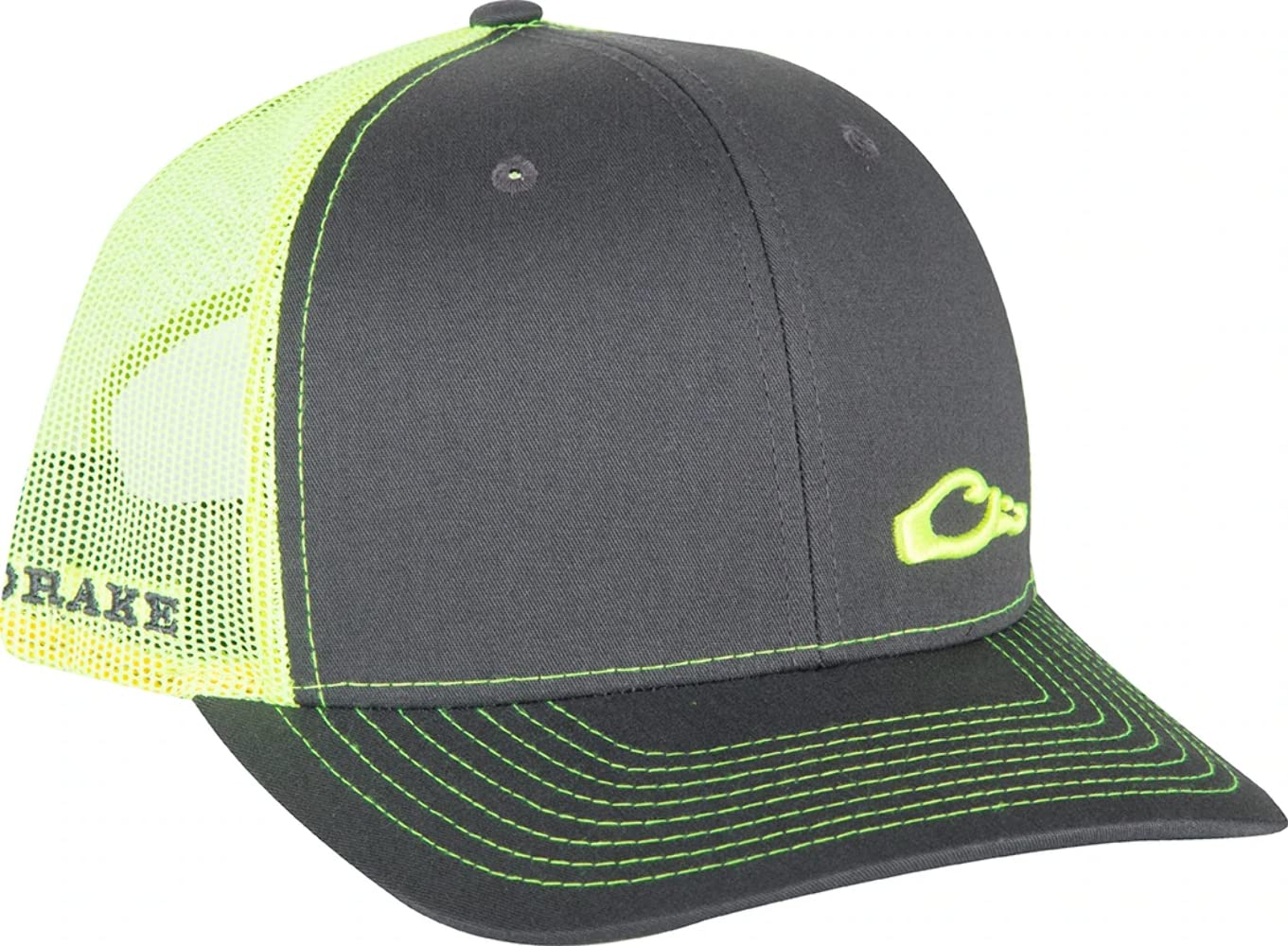 Drake Waterfowl Enid Mesh Back Baseball Cap for Men - Lightweight Breathable Hunting & Outdoor Hat for Fishing, Hiking, Camping