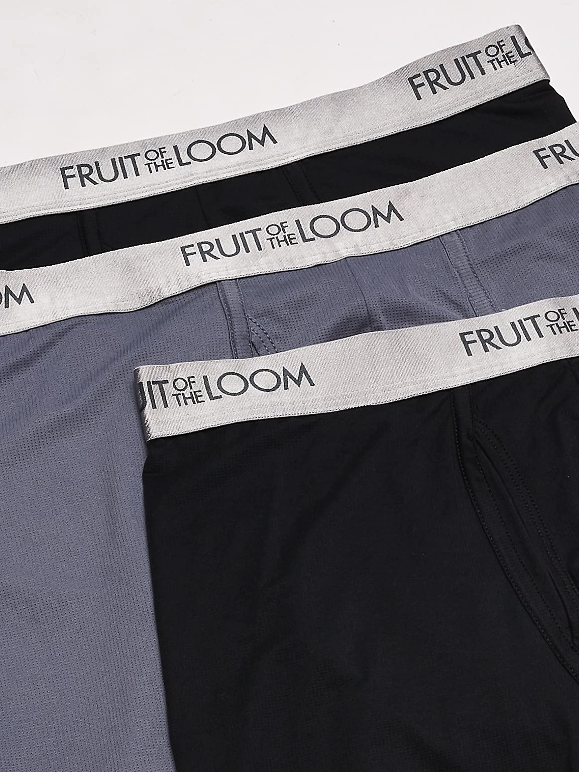 Fruit of the Loom Men's Everlight Underwear & Undershirts - 4-Way Stretch Comfort Fit Boxer Briefs & T-Shirts for Everyday Wear & Active Lifestyle