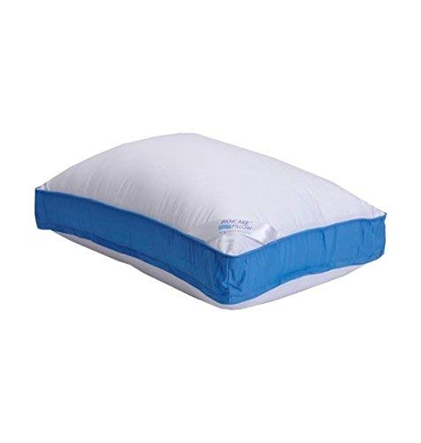 Adjustable Layer Pancake Pillow - Customizable Height King Size Luxury Pillow for Neck & Back Support - Perfect for Side Sleepers, Stomach Sleepers & Travel