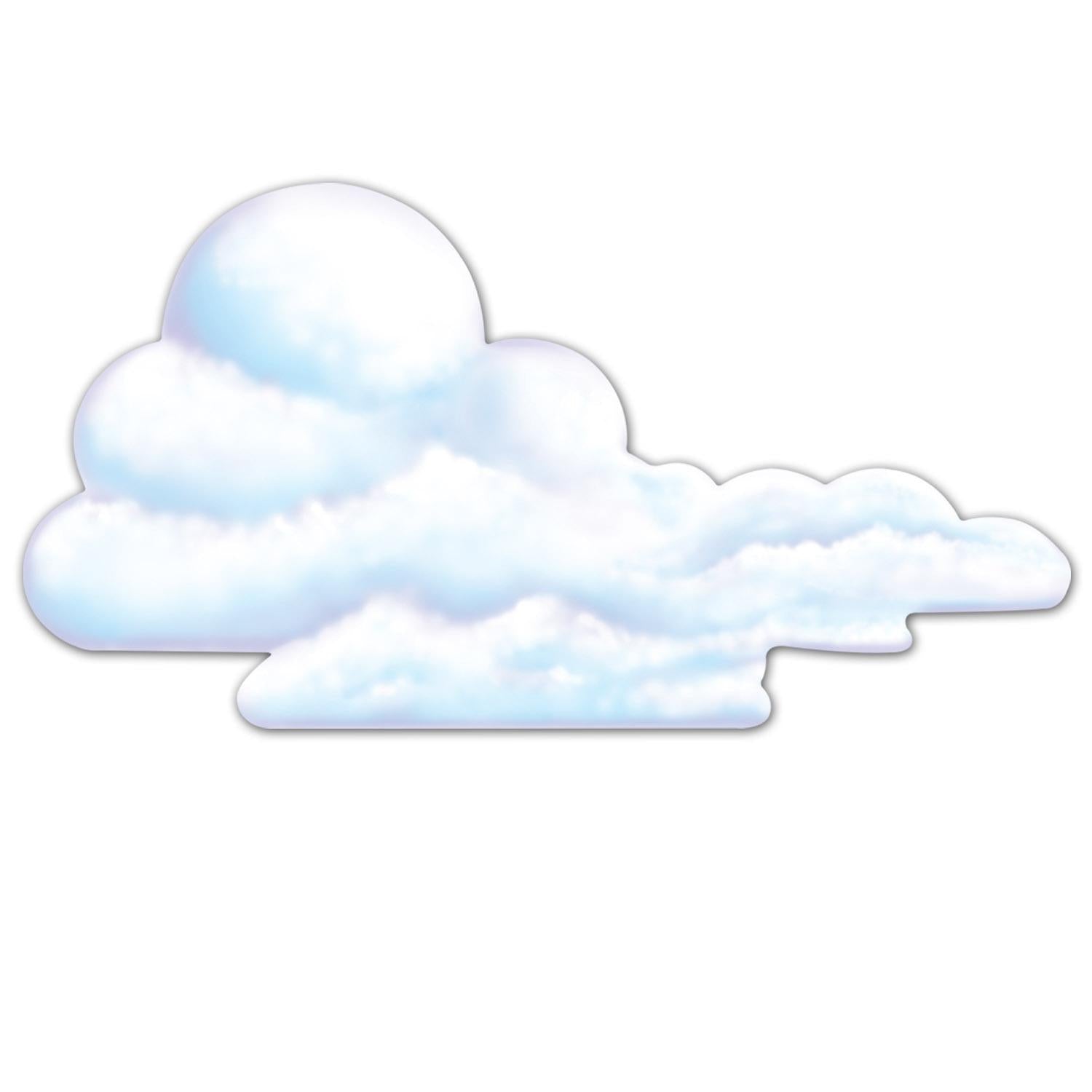 12 Pack Beistle Cloud Party Cutouts - Hanging Cloud Decorations for Baby Showers, Birthday Parties & Classroom Decor - Perfect for DIY Backdrops & Photo Booth Props