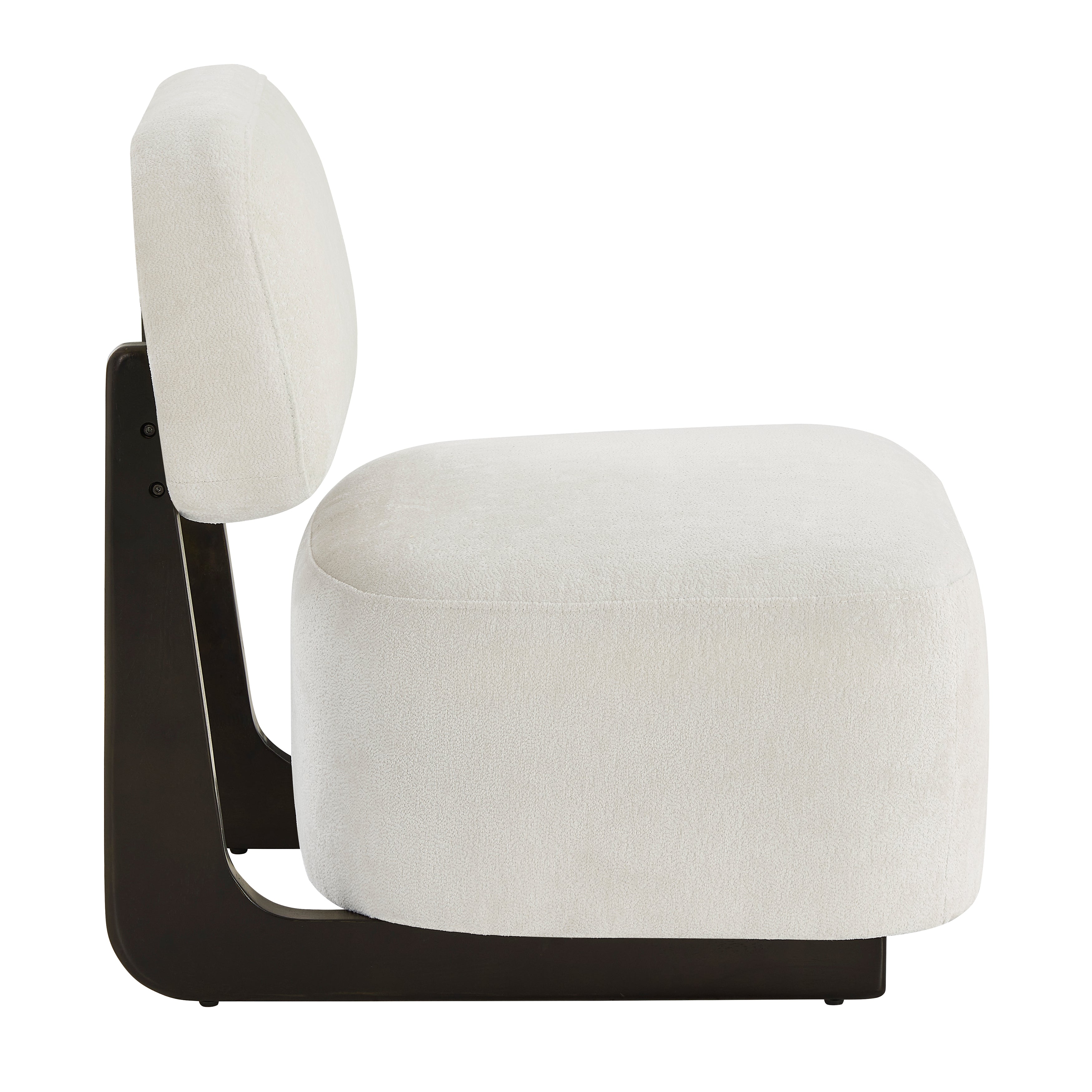 Solara Modern Accent Chair with Solid Wood Frame - Roundhill Furniture - Stylish Living Room Seating for Home & Office Decor