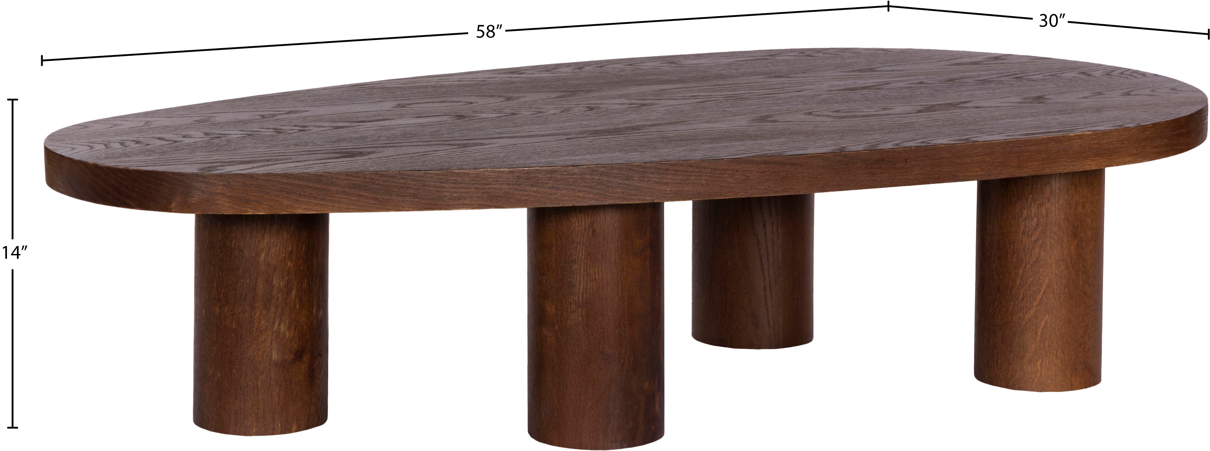Beekman Modern Coffee Table - Solid Wood Living Room Furniture for Small Spaces | Perfect for Apartments, Condos & Cozy Homes