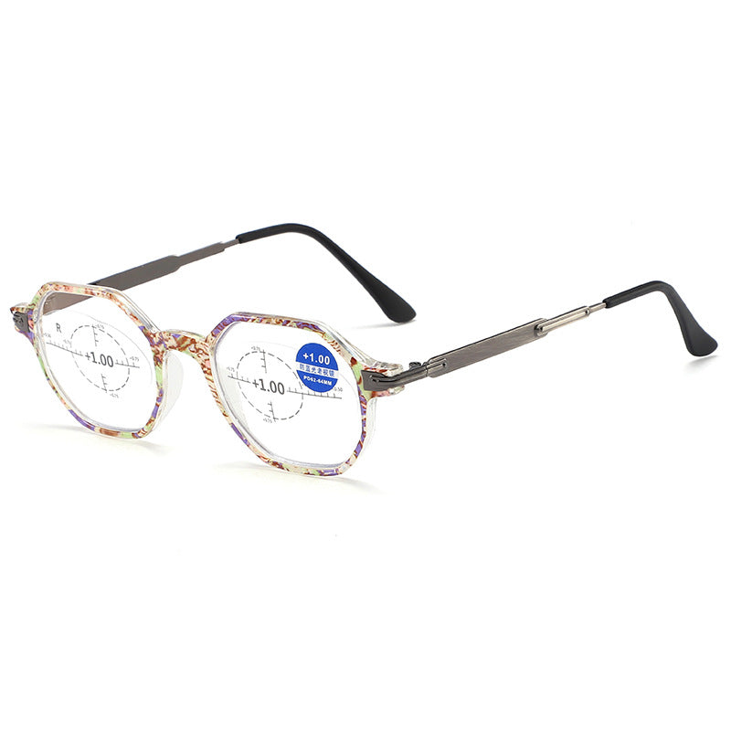 Vintage Retro Reading Glasses with HD Anti-Blue Light Lenses - Stylish & Protective Eyewear for Computer Use, Reading & Screen Time