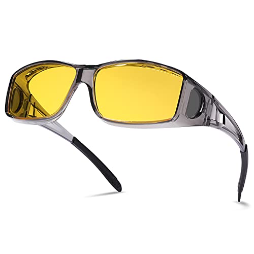 A8* Transparent Gray Frame/Night Vision Yellow Lens