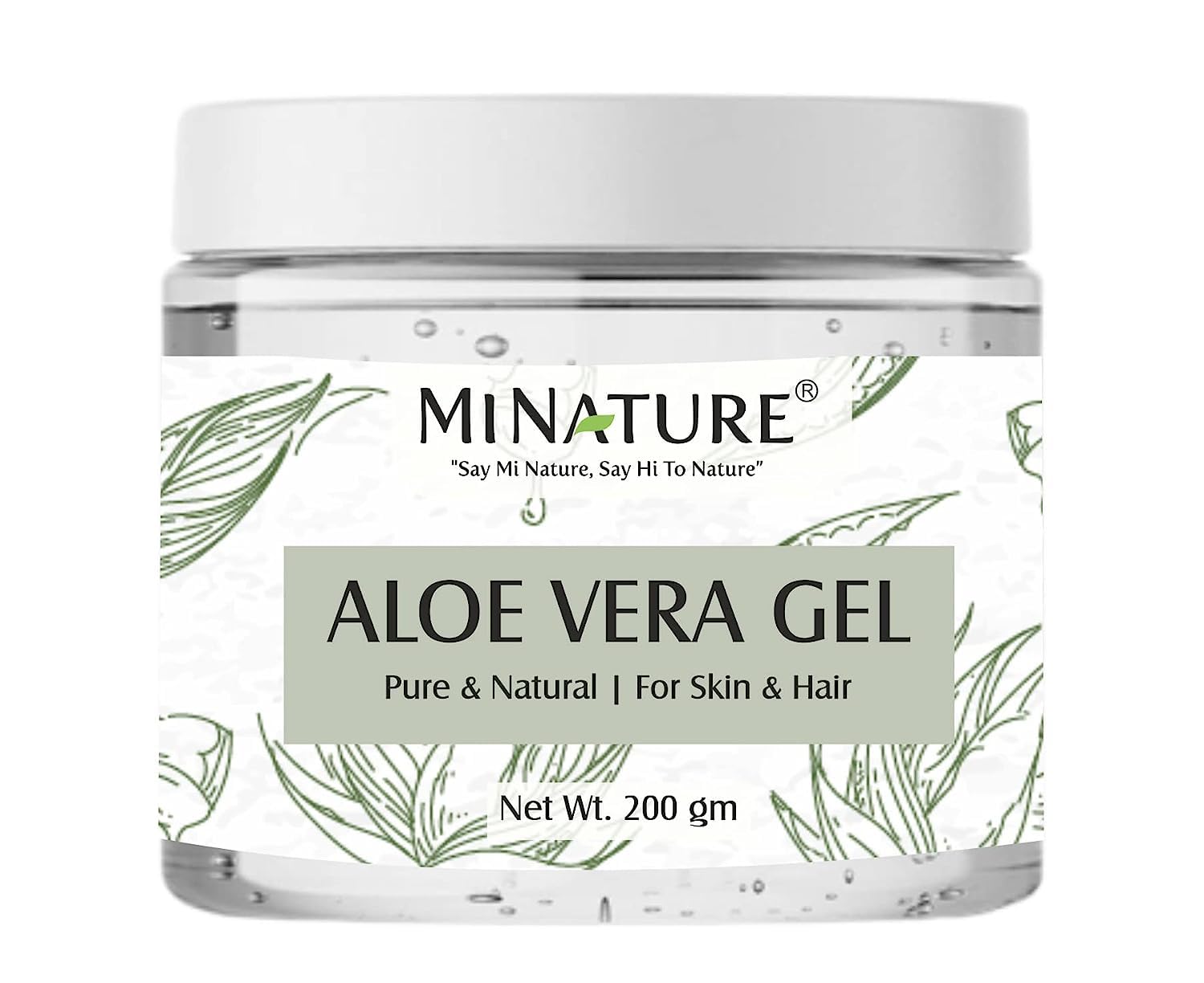 Sheltr Aloe Vera Gel 200gm - Hydrating & Moisturizing Gel for Skin & Hair Care - Soothes Sunburn, Dry Skin & Frizzy Hair - Perfect for After Sun Care & Daily Beauty Routine