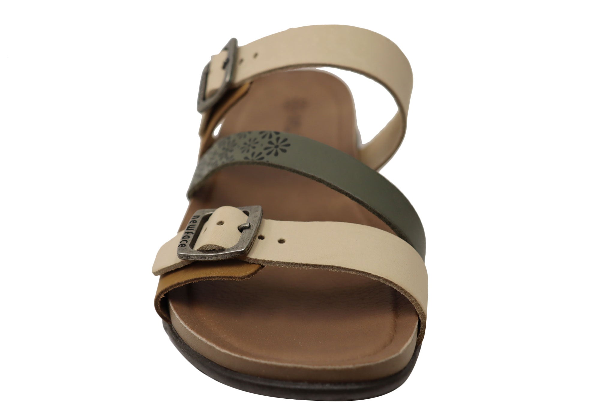 Maxime Women's Comfort Leather Slides Sandals - Soft Brazilian Leather Summer Slippers for Home, Poolside & Beach Wear