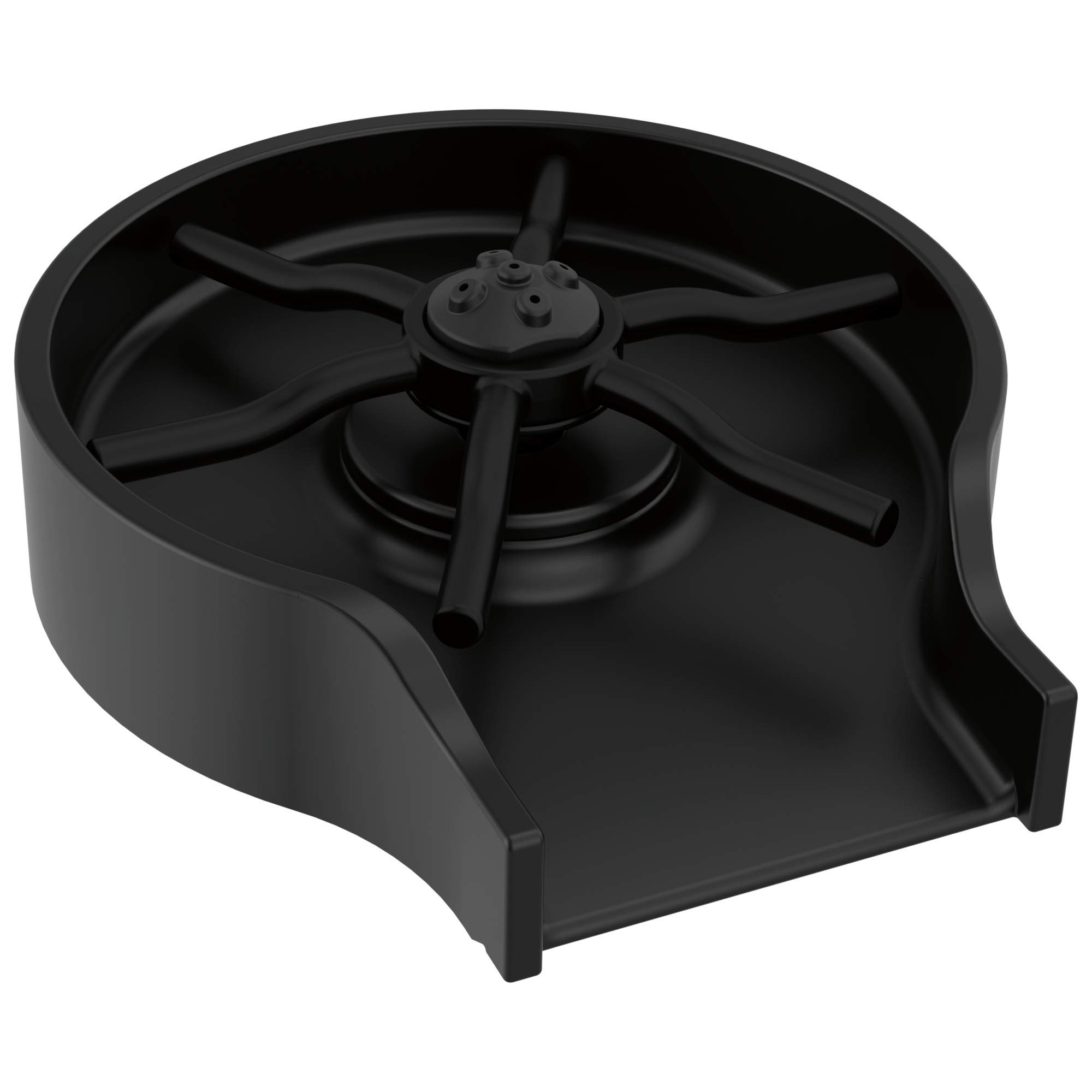 Delta GR250-BL Matte Black Metal Glass Rinser for Kitchen Sinks - Bar & Kitchen Sink Accessories - Perfect for Washing Wine Glasses, Beer Mugs & Barware - Ideal for Home Bars, Restaurants & Commercial Use