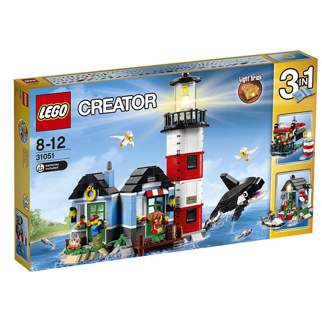 LEGO Creator 31051 Lighthouse Point Building Kit - 528 Pieces for Kids & Adults - Creative Construction Toy for Home Decor, Collectors & Gift Giving