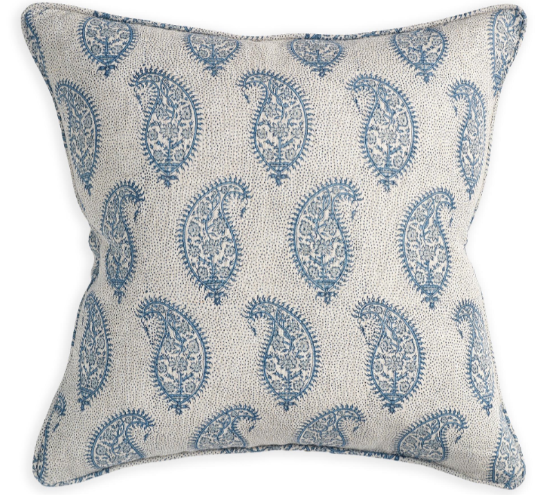 Stylish Paisley Tahoe Pillow Cover - Bohemian Decorative Throw Pillow Case for Sofa, Bed & Home Decor - Perfect for Living Room, Bedroom & Cozy Spaces