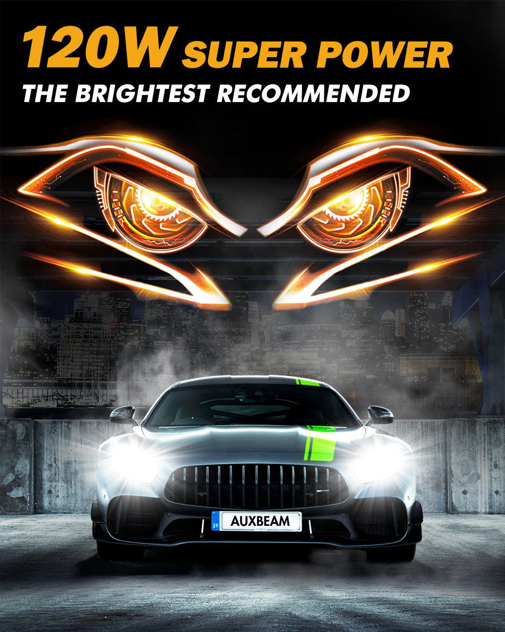 2021 Ford F-150 9005 H11 LED Headlight Bulbs Kit - Super Bright 6000K White Light, Plug and Play Replacement for Halogen Bulbs - Perfect for Night Driving, Off-Roading & Enhanced Visibility