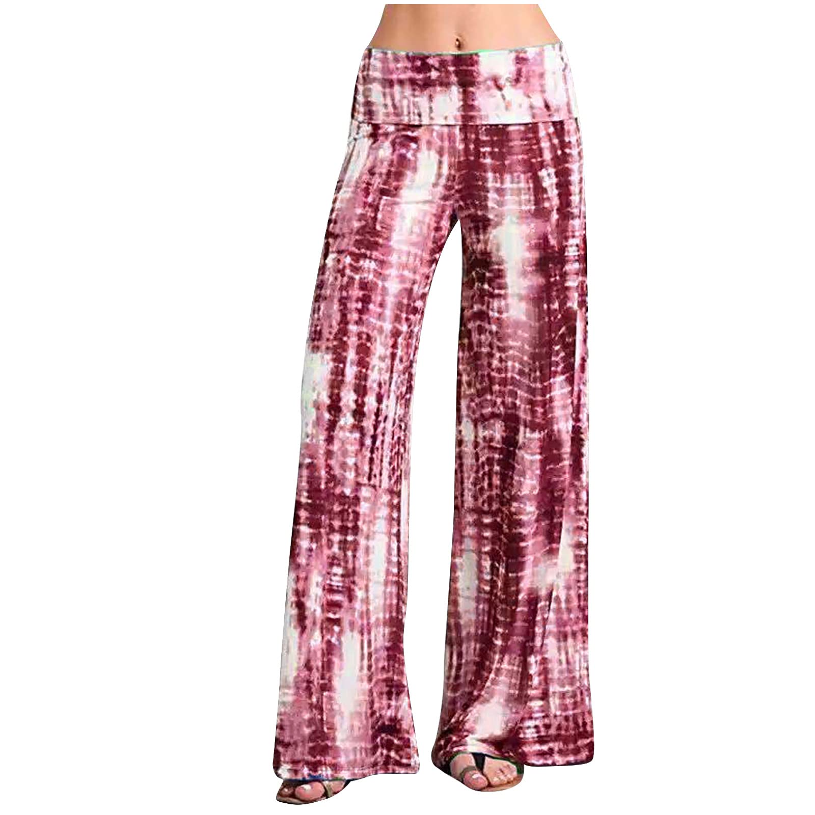 HTHJSCO Women's Yoga Joggers - Loose Fit Comfy Sweatpants with Drawstring & Pockets for Workout, Lounge, Running - Casual Wide Leg Pants for Women