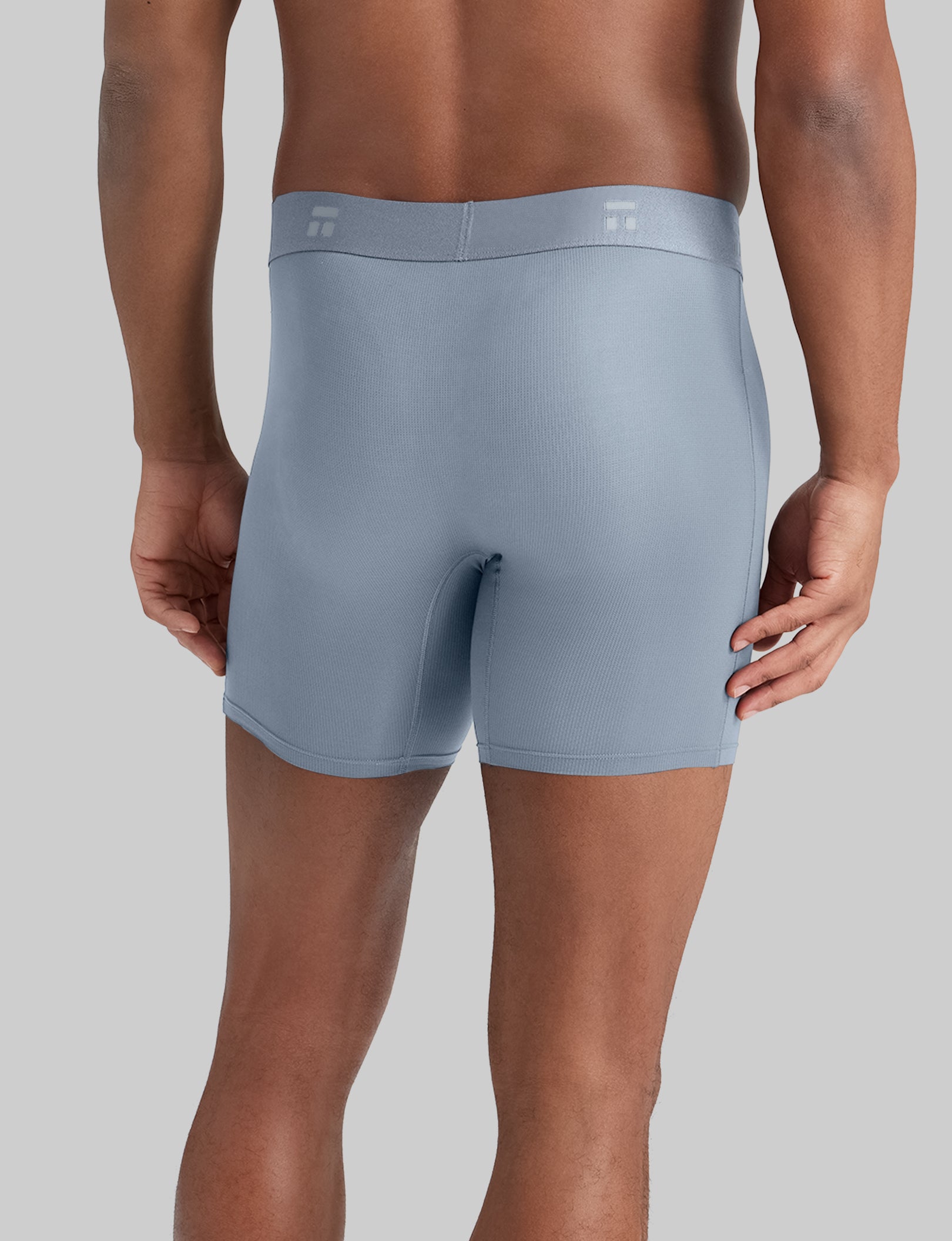 Breathable Air Mid-Length Boxer Briefs - 6 Pack for Men | Comfortable & Moisture-Wicking Underwear for Workout, Travel & Daily Wear