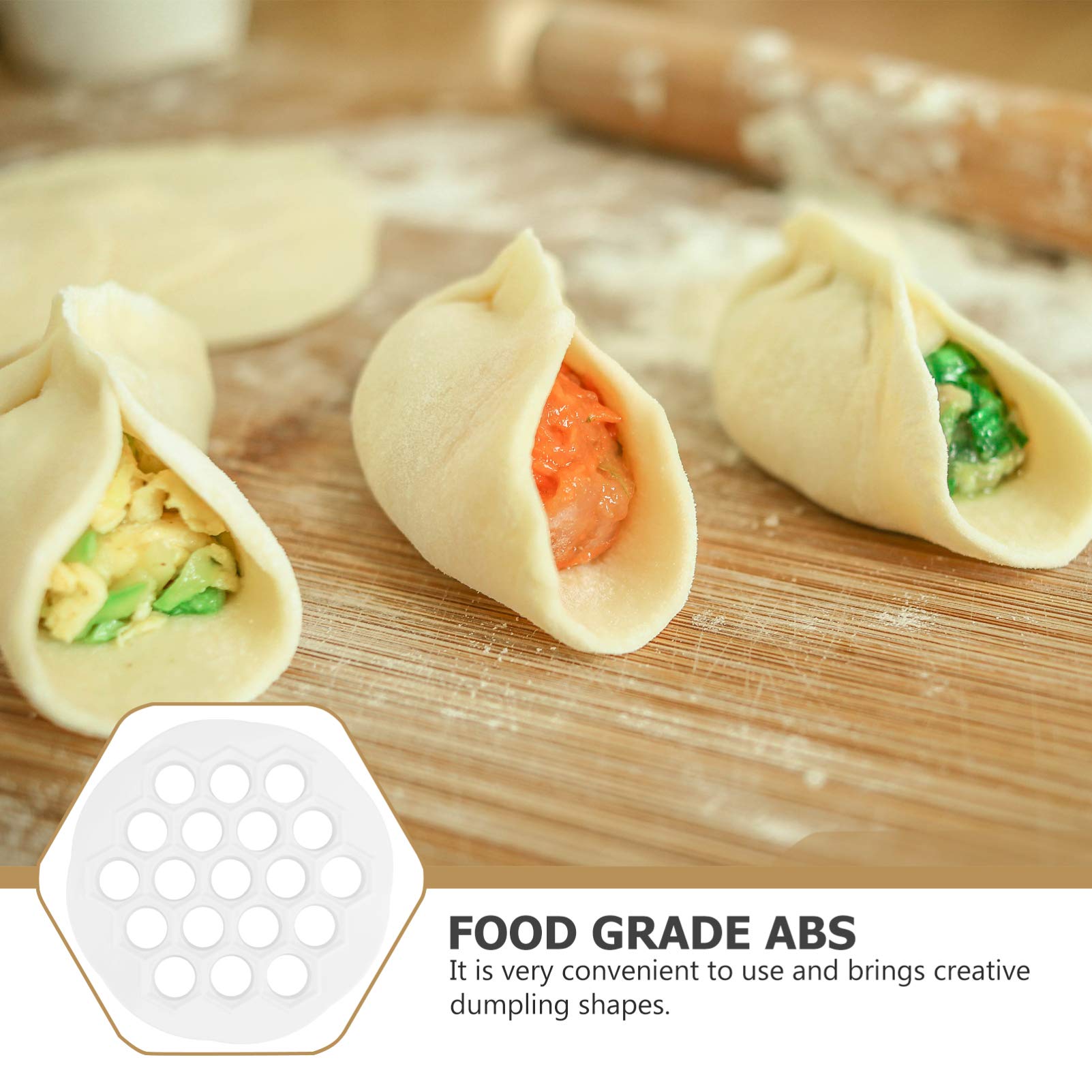 19-Piece Dumpling Maker Mold Set - DIY Dumpling Press & Kitchen Tool for Homemade Dumplings, Potstickers, and Gyoza - Perfect for Asian Cooking, Family Meals, and Party Food Prep