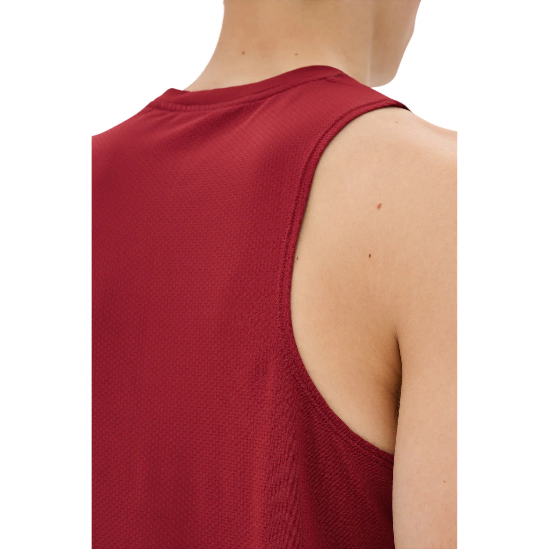 CEP Men's Performance Running Tank Top - Breathable Round Neck v5 - Dark Red - Ideal for Jogging, Gym Workouts & Outdoor Activities