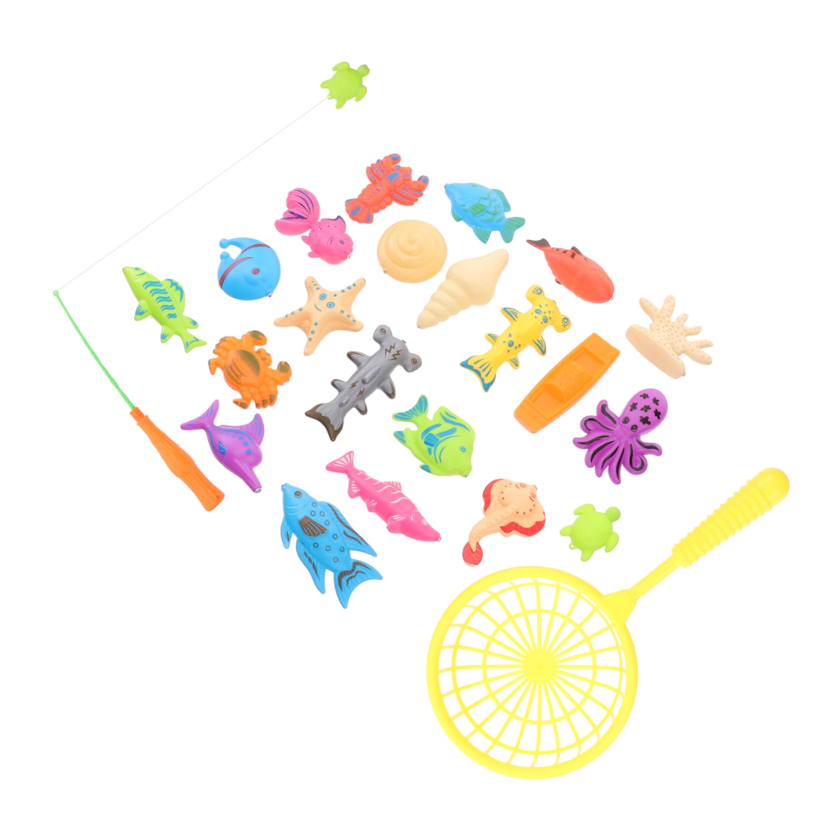 CORHAD Magnetic Fishing Game Toy for Kids - Fun Water Pool Toy with Plastic Fish - Perfect for Outdoor Play, Birthday Gifts & Summer Pool Parties