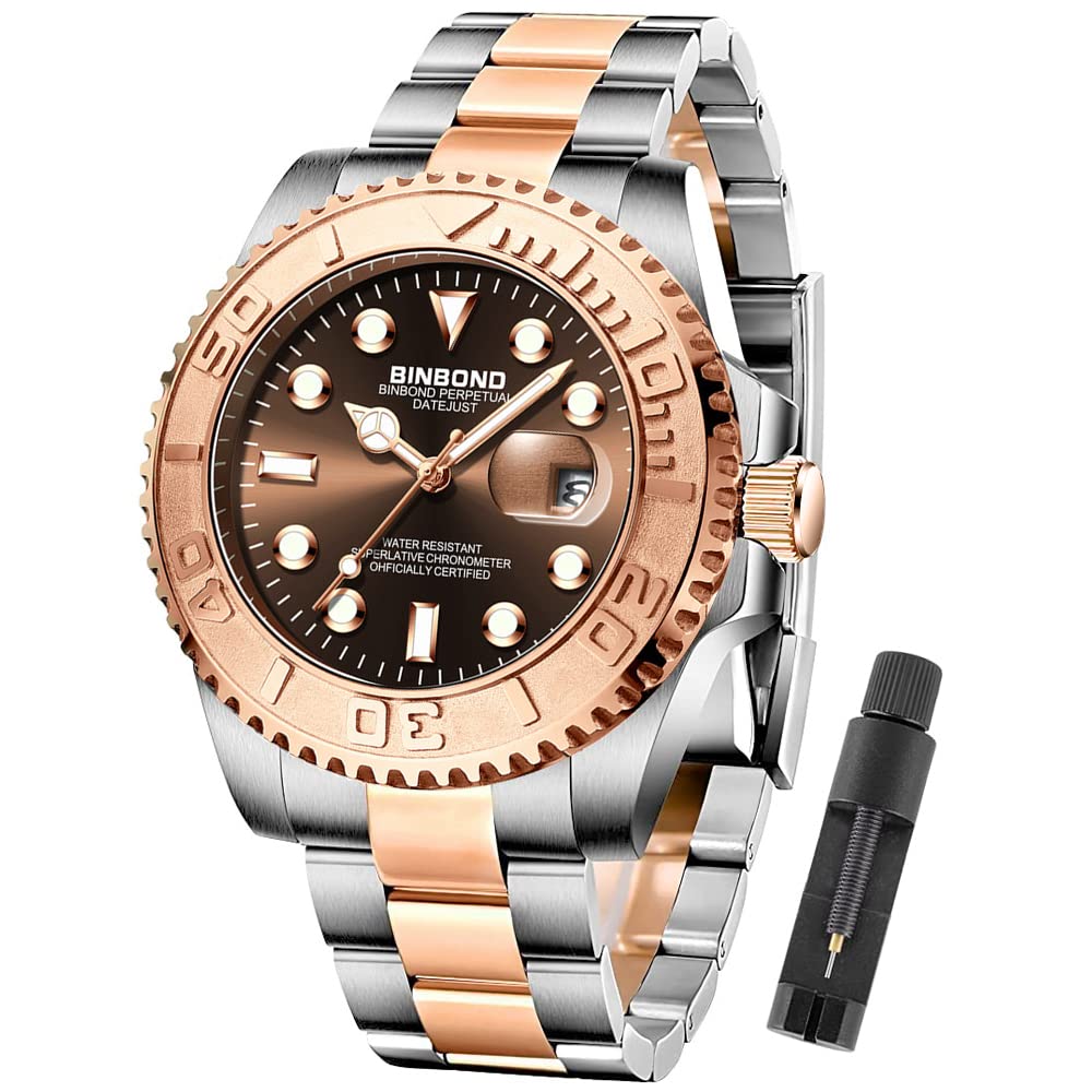 Premium Men's Quartz Business Watch with Date Display - Stylish & Durable Dress Watch for Office, Formal Events & Professional Occasions