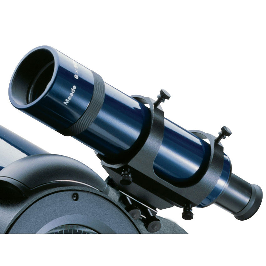 Meade #828 8x50 Viewfinder with Mounting Bracket for Astronomy & Stargazing - Perfect for Telescopes, Binoculars & Outdoor Observation