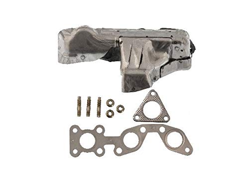 Right Passenger Side Exhaust Manifold with Gasket, Flange & Nuts - Compatible with 1999-2004 Nissan Frontier 3.3L V6 - Direct Replacement for Engine Performance & Emissions Control - Perfect for Off-Roading, Towing & Daily Driving