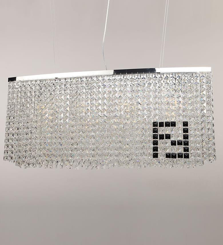 Claire Crystal Chandelier - Elegant Modern Ceiling Light Fixture for Dining Room, Living Room & Bedroom | Perfect for Home Decor & Wedding Venue Lighting