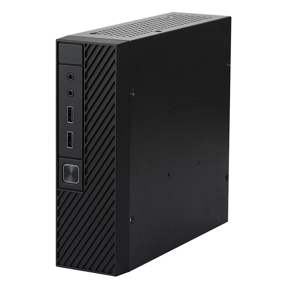 Pmandgk ITX Computer Case M06 - Compact Mini PC Case for HTPC, Industrial Control & Gaming Desktop - Perfect for Home Theater, Office & Small Space Setups