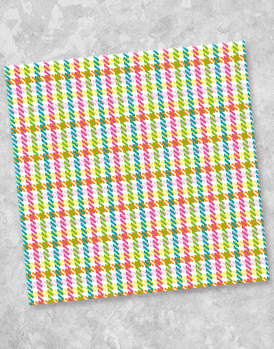 Colorful Houndstooth Beverage Napkins - 20 Pack | Premium Cocktail Party Napkins for Weddings, Brunches & Holiday Gatherings