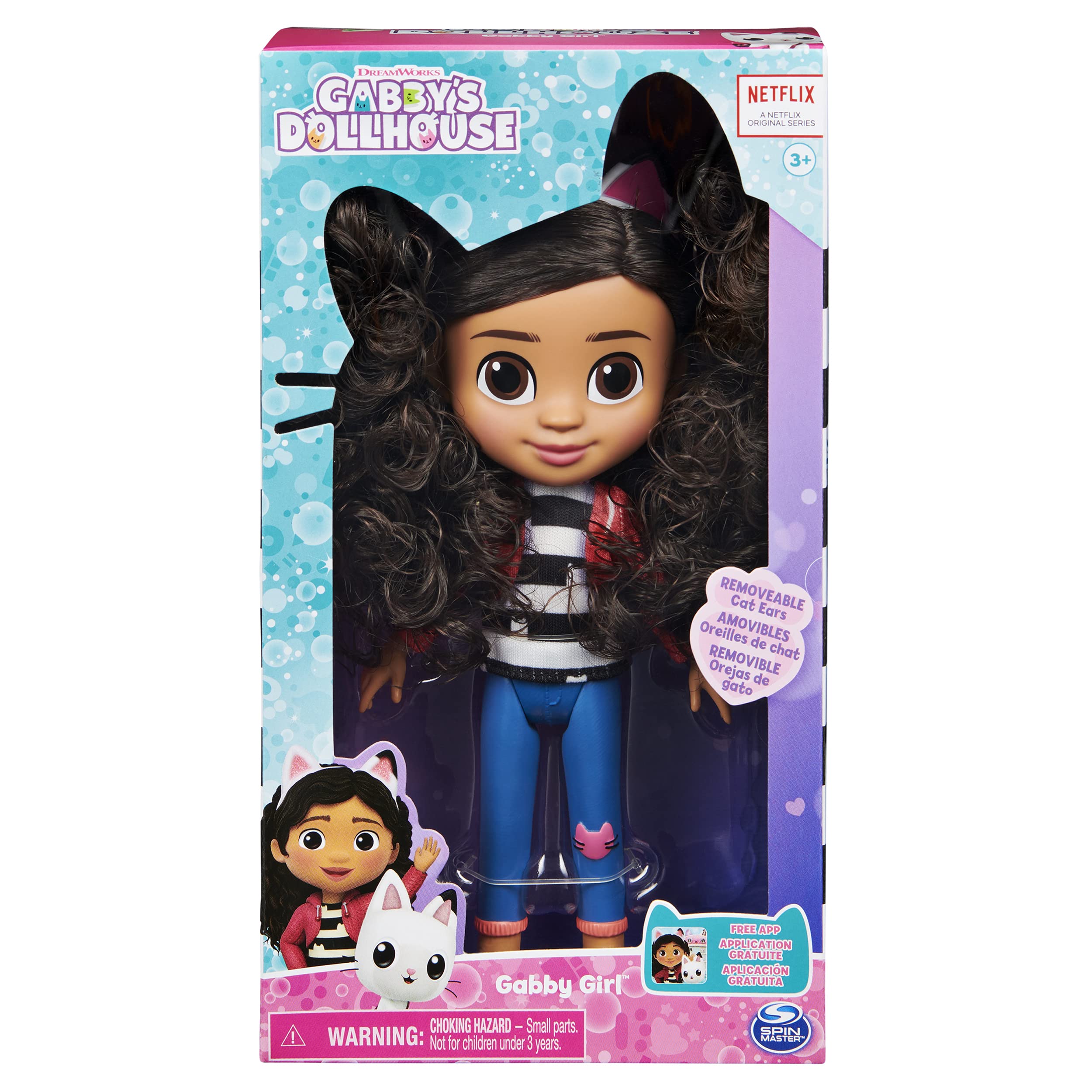 Gabby's Dollhouse 8-inch Gabby Girl Doll - Interactive Kids Toy for Ages 3+ | Perfect for Pretend Play, Birthday Gifts & Preschool Learning Activities