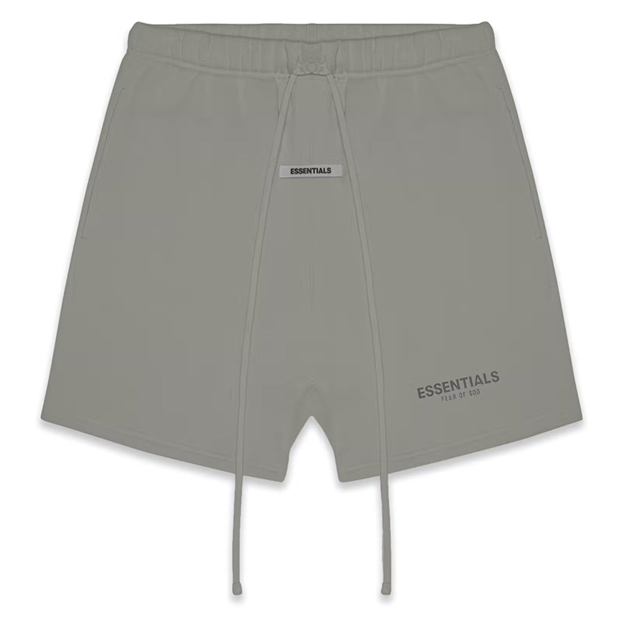 Fear of God Essentials Cement Reflective Shorts for Men - High-Quality Athletic Shorts with Reflective Details - Perfect for Gym, Running, and Streetwear Fashion