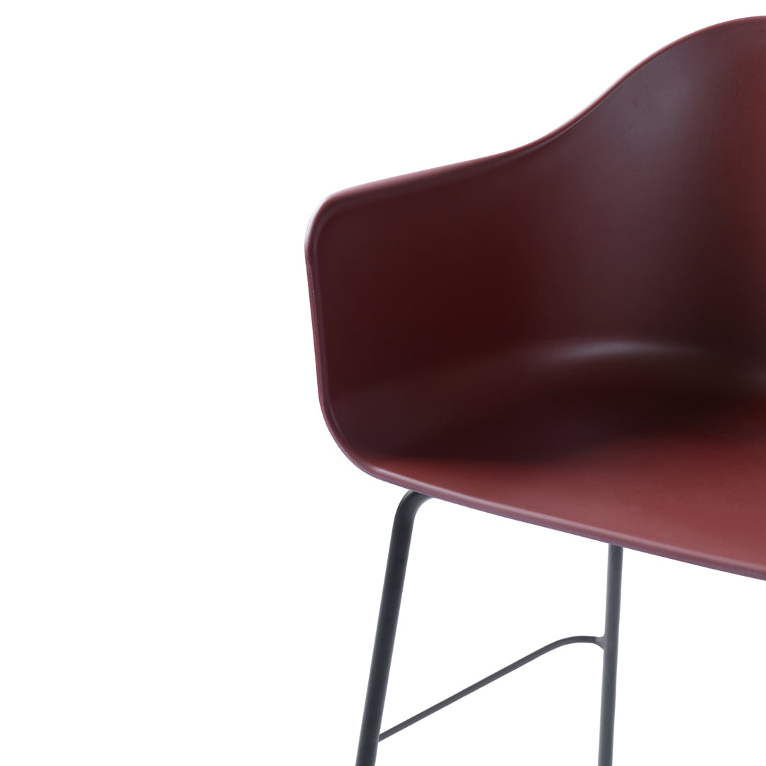 Stylish Harbour Bar Chair - Adjustable Height Modern Bar Stool for Kitchen Island, Home Bar & Counter - Perfect for Dining, Entertaining & Small Spaces