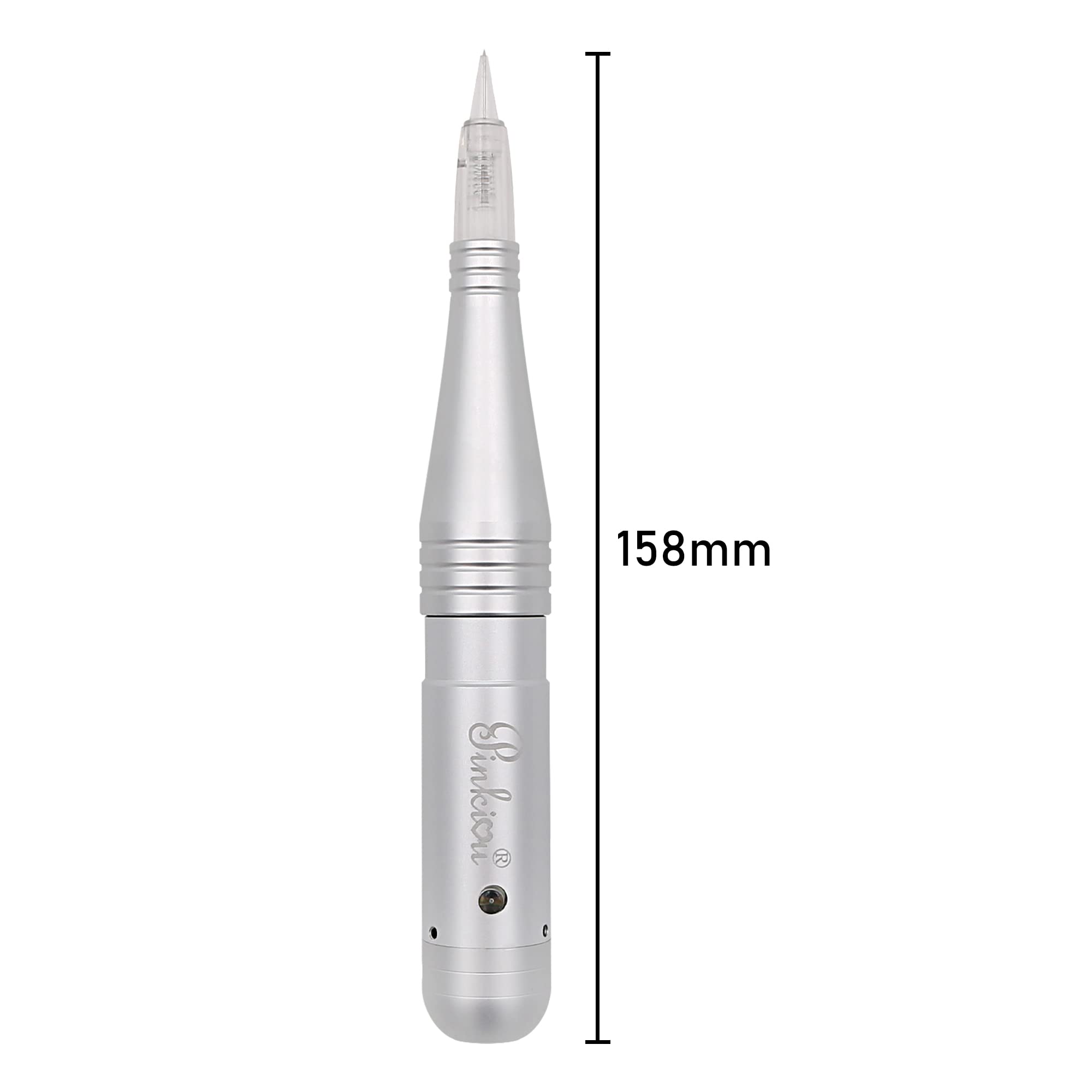 Professional Pinkiou Stroked Eyebrow Tattoo Machine - Microblading Pen for Eyebrows, Eyeliner & Lip Tattooing | Brow Lamination Tool | Salon & Home Use Beauty Device