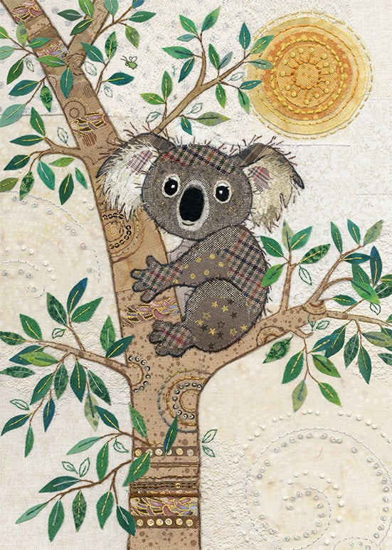 Bug Art Greeting Card - Cute Koala Bear Design | Perfect for Birthdays, Thank You Notes & Special Occasions