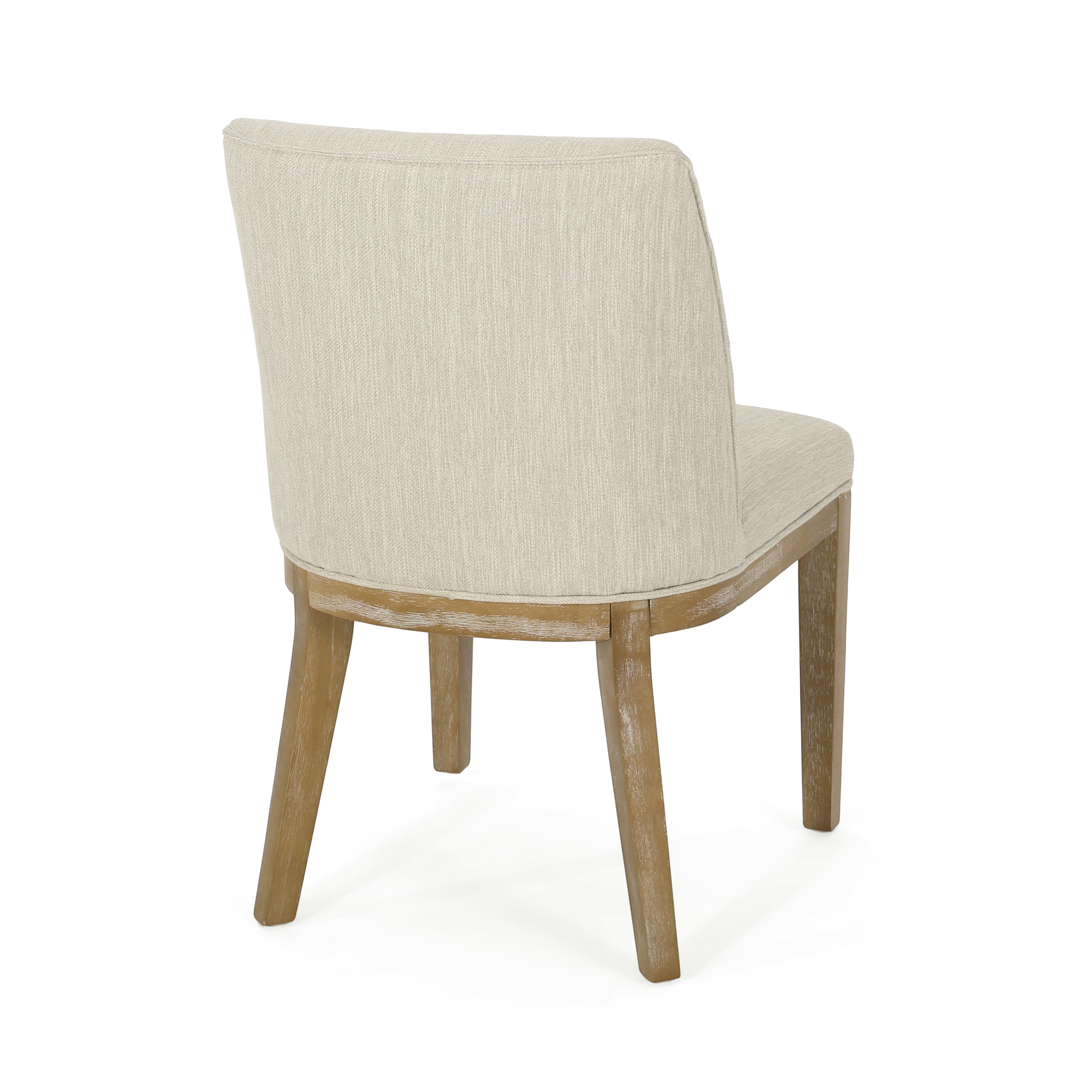 Modern Dining Chairs Set of 2 - MP2 Model - Sturdy Wooden Kitchen Chairs with Padded Seats - Perfect for Dining Room, Kitchen, Breakfast Nook & Small Spaces