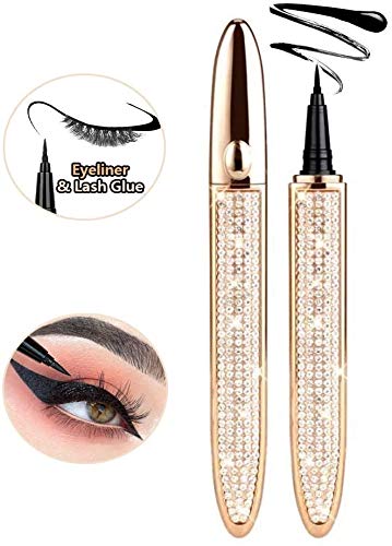 Waterproof Self-Adhesive Magnetic Eyeliner Pen for Women – No Glue Needed, Fast-Drying, 2-in-1 Lash Glue & Liner (Style B) | Perfect for Daily Wear, Special Occasions & Sensitive Eyes
