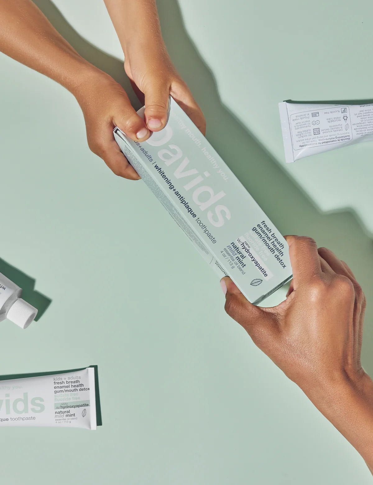 Premium Nano Hydroxyapatite Toothpaste with Mild Mint Flavor - Whitening & Remineralizing for Sensitive Teeth - Perfect for Daily Oral Care & Enamel Repair