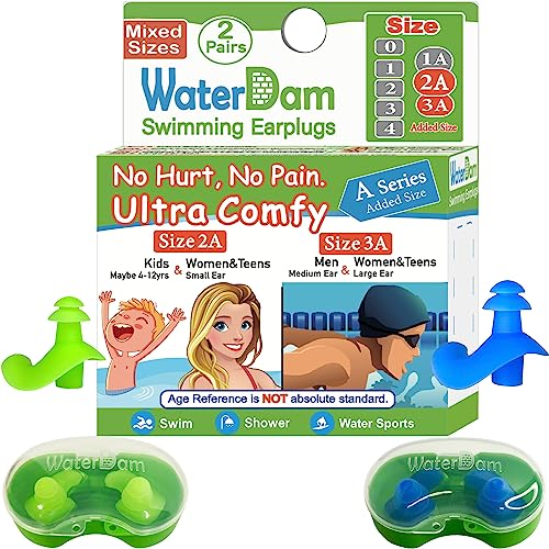 Size 2a+3a: Medium-large Ear Women&teens & Small-medium Ear Men (Green Blue)