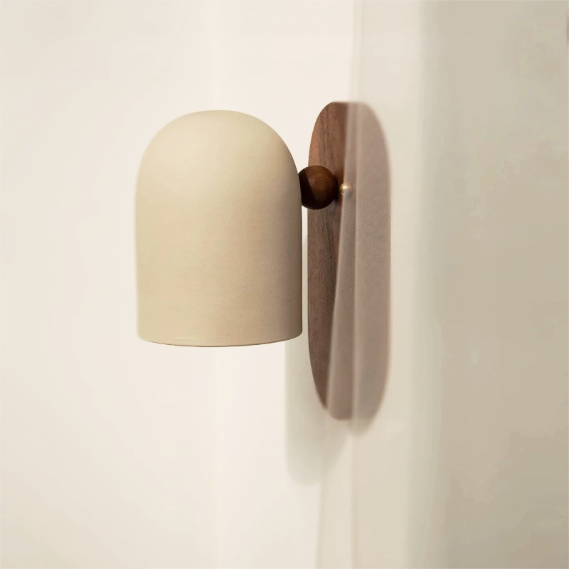 Elegant Walnut Pendant Light - Modern Handcrafted Wooden Ceiling Lamp for Dining Room, Kitchen Island & Bedroom Lighting