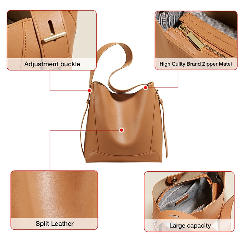 Vintage Women's Shoulder Bags - Retro Leather Crossbody Purse for Ladies | Perfect for Work, Travel & Everyday Use