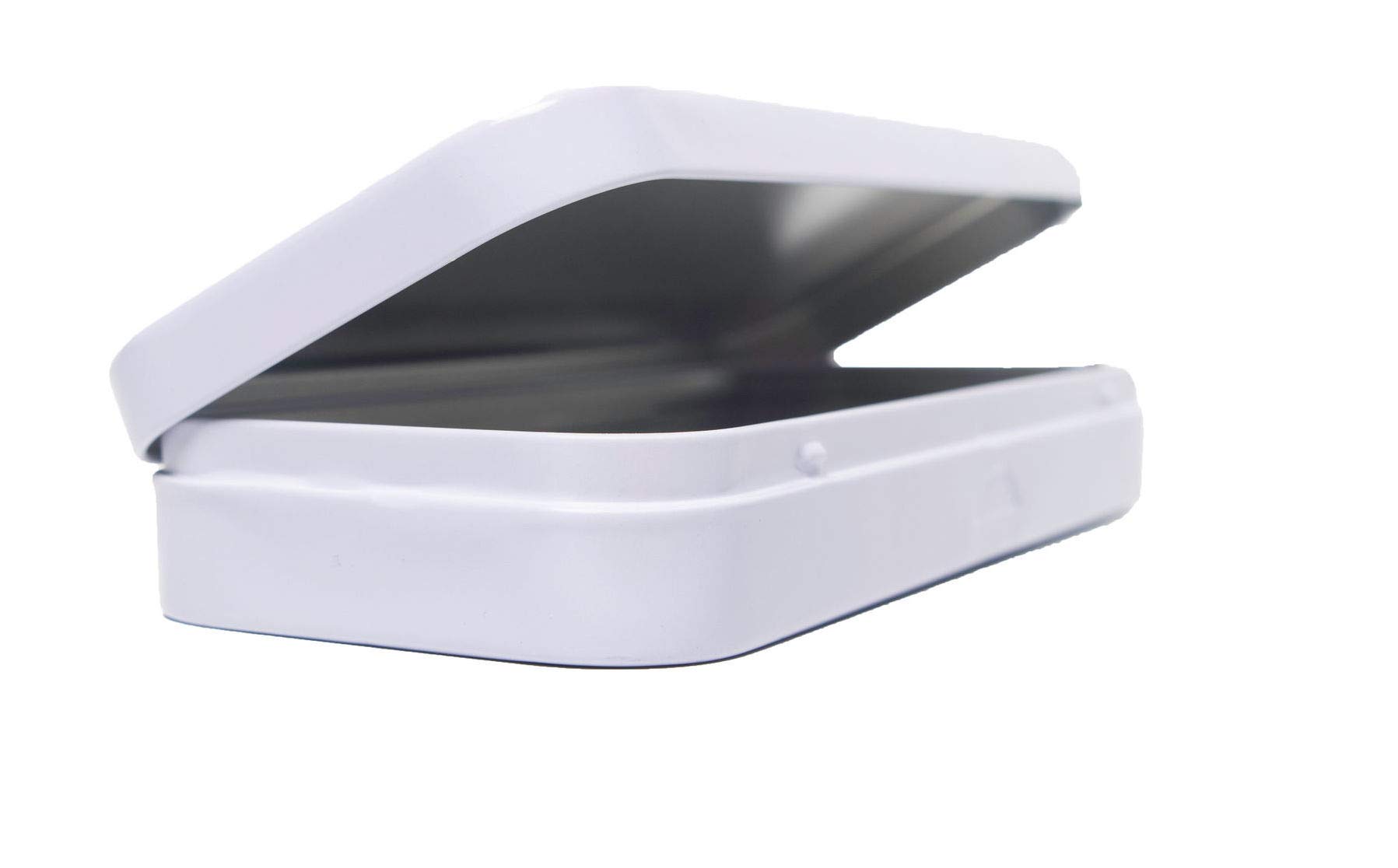 StuffIncase Single Mini Pencil Box - White | Portable Storage for Pencils, Makeup, Jewelry & Small Items | Perfect Gift Box for Birthdays, Party Favors & Candy Treats | Great for School, Office & Travel Organization