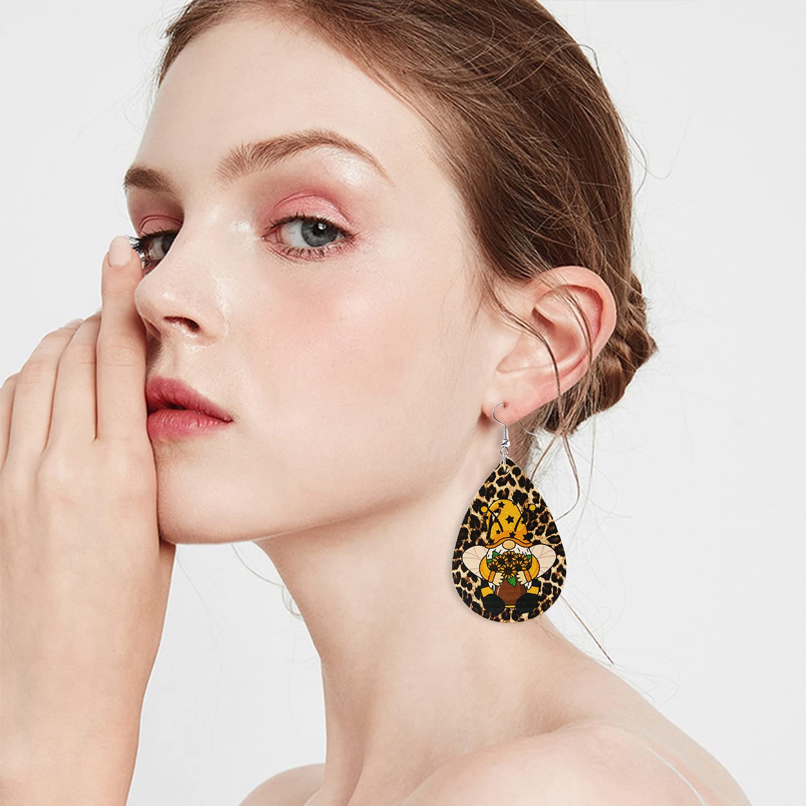 Diamond Stud Earrings for Women - Fashionable Bee Design Beaded Earrings (One Size) | Perfect for Festivals, Parties, and Everyday Wear