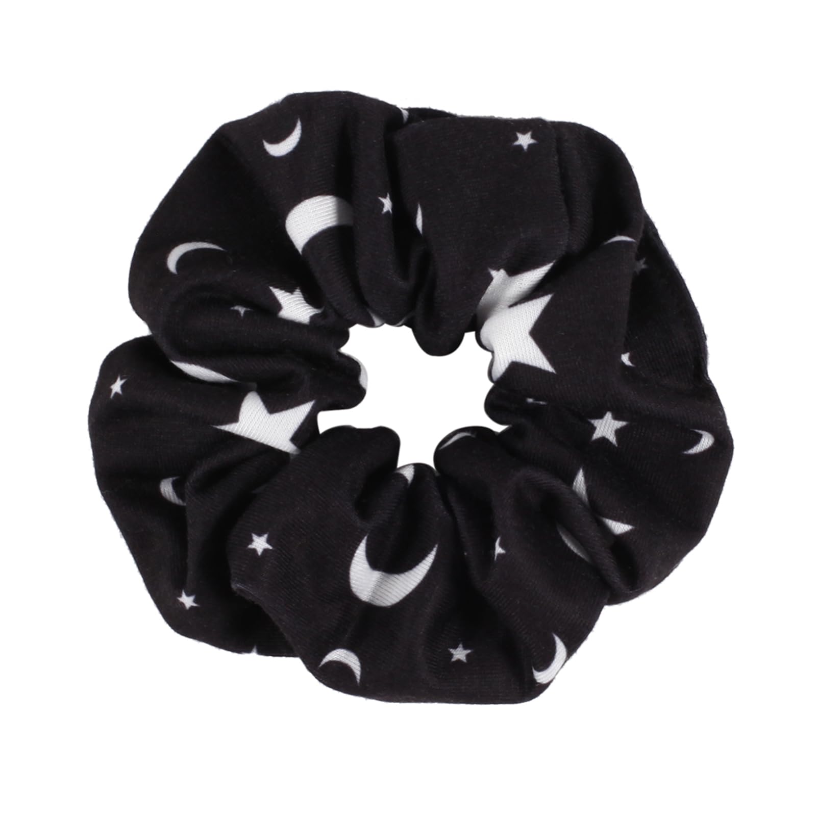 Spooky Halloween Hair Scrunchies Set - 12 PCS Pumpkin, Skull, Ghost, Bat, Star & Moon Hair Ties for Women & Girls | Cute Fall Hair Accessories for Costume Parties, Trick or Treat, Halloween Gifts & Daily Use