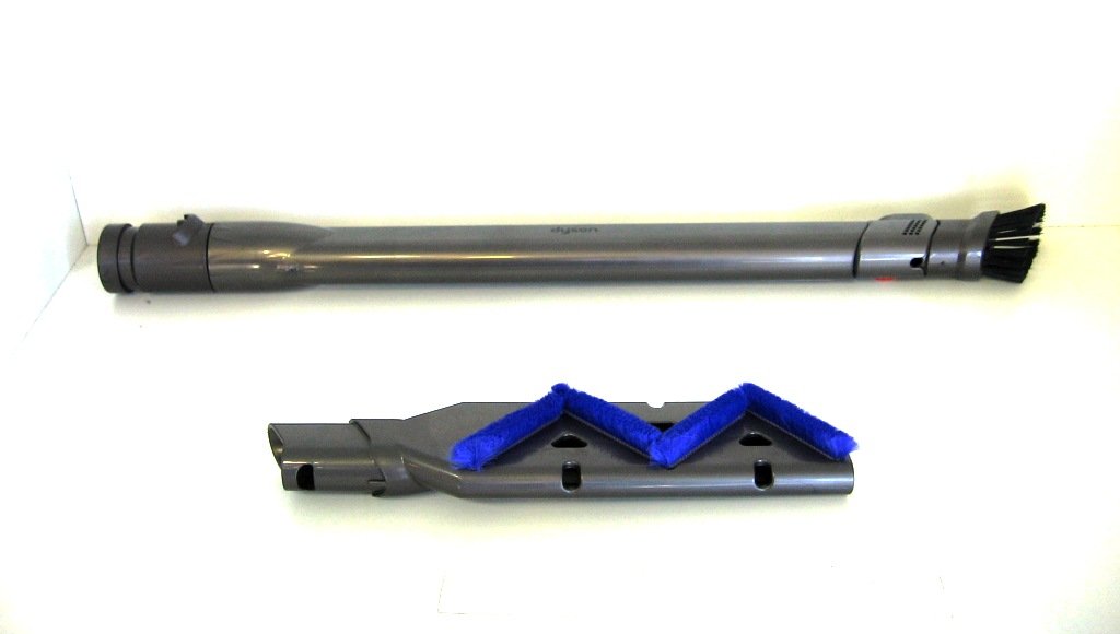 Dyson 966451-02 Telescoping Crevice Tool - Iron/Blue | Perfect for Hard-to-Reach Spots in Home Cleaning & Car Detailing